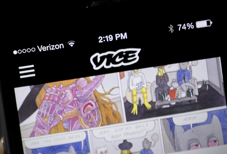 Vice media group's files for bankruptcy image